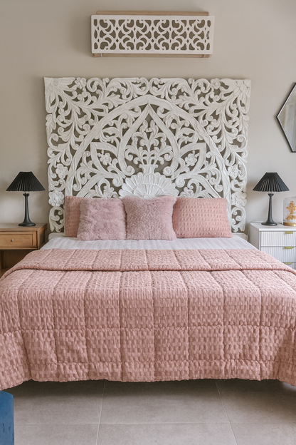 White Glory Double Bed in Pakistan – Premium King Bed