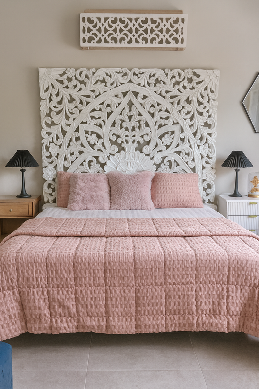 White Glory Double Bed in Pakistan – Premium King Bed