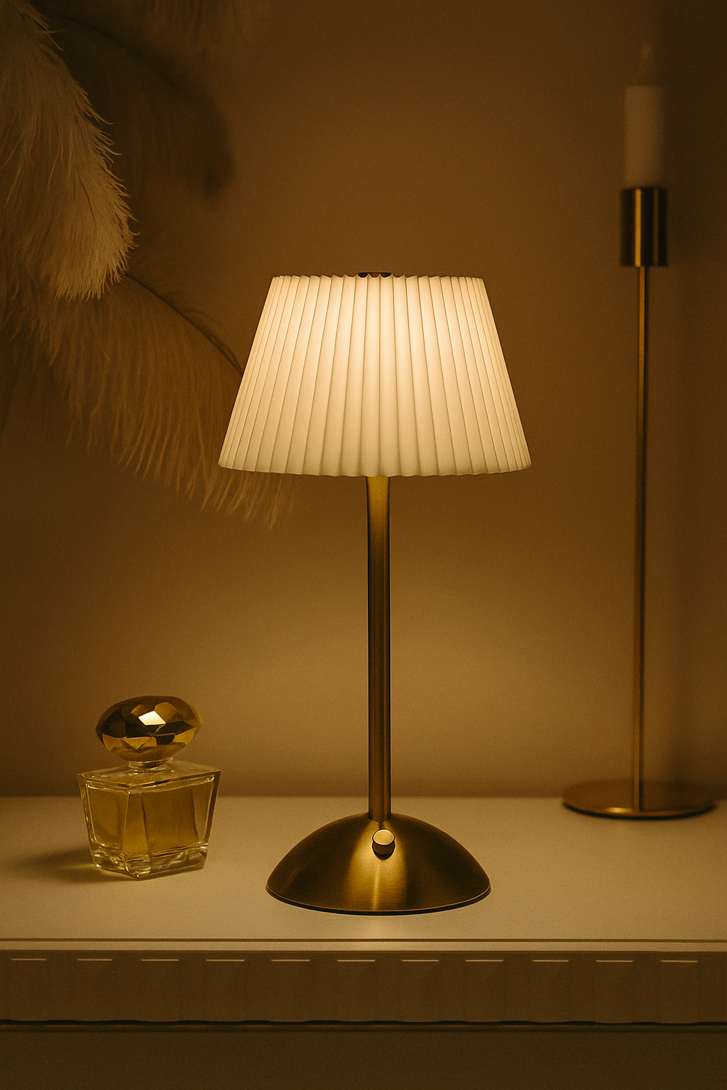 White LED Rechargeable Lamp 03 – Touch 3-Color Light