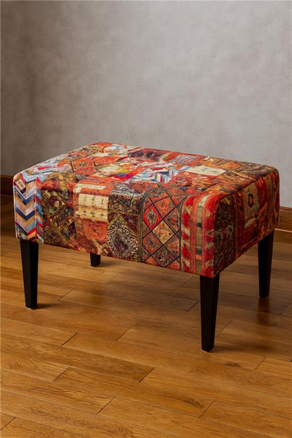 Yanny Stool | Premium Fabric Accent Stool for Home