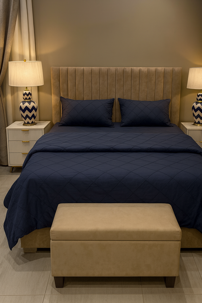 Kenva King Size Double Bed – Wooden Structure | Define Wood